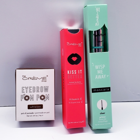 Pink Heart Makeup Bag with Mascara(Clear),Eyebrow Pomade, and Tint Lip Balm - Picture 2 of 4